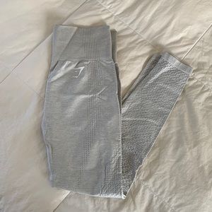 Gymshark Vital Seamless leggings in light grey marl